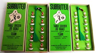 SUBBUTEO: Two vintage Subbuteo table soc