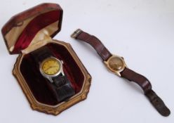 827 SQUADRON: An original military / air force issue Vadis wrist watch.