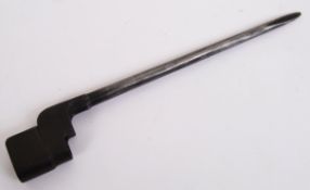 PIG STICKER: An original military issue Enfield rifle pig sticker.