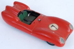 DIECAST: A heavy unusual diecast model Le Mans car. Likely a mascot or trophy decoration.