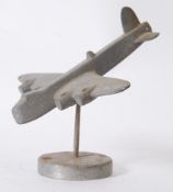 HURRICANE: An interesting WWII era aluminium apprentice piece model of a short sterling bomber.