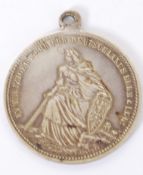 WEST AFRICA; A vintage original German ' Commemoration Of The War Years In South Africa ' medal.
