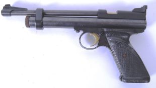 CROSMAN: A vintage American made Crosman Corp. 2240 gas powered air pistol gun.
