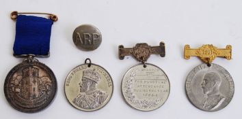 MEDALS: A collection of 4x Edwardian attendance medals - all awarded to a Louis Mason.