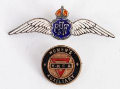 RAF SILVER BADGE;