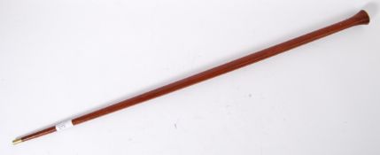 POW CANE: A rare First World War WWI Prisoner Of War walking stick cane.