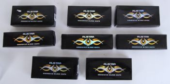 ALISTAR DAMASCUS: A collection of 10x Alistar Damascus Blade Knife knives.
