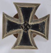IRON CROSS: An original German Nazi issue First Class Iron Cross. 1939 to front.