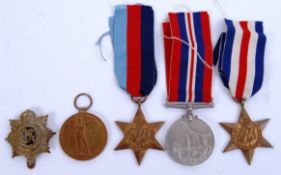 MEDAL GROUP: A group of First World War WWI Medals belonging to 201517 Driver W.