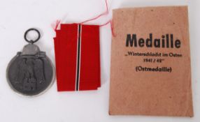 EASTERN FRONT MEDAL: German issue Medaille Winterschlacht im Osten 1941/42 ( Eastern Front ).