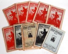 DER KRIEG: A collection of approx 60x ' Der Krieg ' German WWI era propaganda magazines.