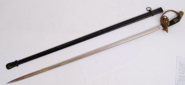 GERMAN IMPERIAL SWORD: An original Imperial German Model 1889 Infantry Officers Sword,