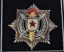 YUGOSLAVIAN ORDER: An unusual Yugoslavian order.