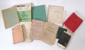 RAILWAY: A quantity of assorted vintage Railway related ephemera to include rulebooks, timetables,