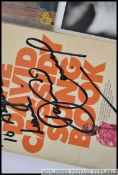 A collection of items all pertaining to David Cassidy to include a signed 7
