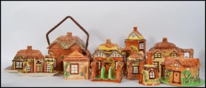 A good collection of cottage ware china by Price's and Westminster to include Teapot, jugs, plates,