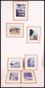 A collection of 7x framed and glazed pictures - photographs of Bristol - various views.