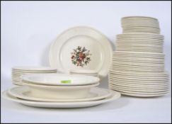A large quantity of Wedgwood Stratford ' Edme ' pattern china to include, dinner plates,