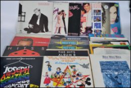 A collection of vinyl long play records to include Betty Boo, Belinda Carlisle, Bros,
