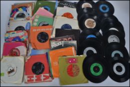 A collection of vinyl 45rpm singles from the 1960's and 70's to include Pink Floyd, The Who,