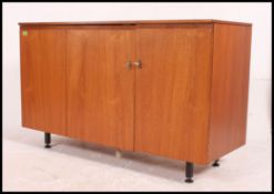 A fabulous mid century danish style compact modular desk with internal drawers filing system etc