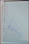 An autograph book to include a few autographs - Graham Taylor,