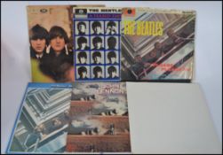The Beatles - A collection of Beatles long play vinyl records to include The White Album with