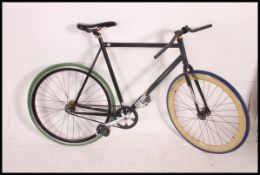 A Crucial of Bristol cruising Bike - Bicycle complete with multicoloured tyres H64cm