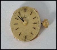 A vintage original Omega ladies cocktail watch movement in working order with jewel movement having