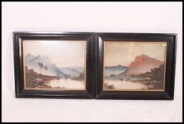 A pair of 19th century Scottish highland scene watercolour paintings signed Ward to the corners