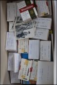 A collection of cigarette cards many sets uncirculated being collected by family member who worked