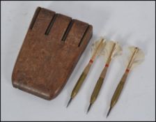 A cased set of early 20th century Wooden,