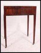 A Georgian 19th century bachelors mahogany washstand - nightstand companon.