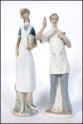 A Lladro figurine of a nurse no.