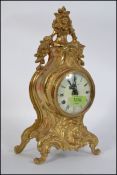 A French style mantel clock with movement by Franz Hermle, Germany,
