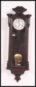 A 20th century Vienna wall clock in the manner of Gustav Becker,