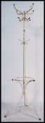 A 1970's atomic / sputnik retro metal coat stand having shaped base with hooks atop H173x56x56cm