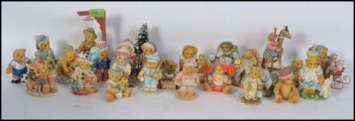 A good collection of Cherished Teddies to include Pinocchio, Elephant, Alicia, Linda, Debbie,