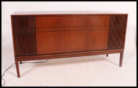 A vintage / retro teak cased 20th century Bush radiogram,