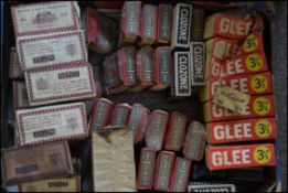 A collection of unused vintage and retro soaps and Bryant and May matches to include Glee,
