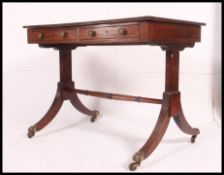 A stunning Regency mahogany writing desk.