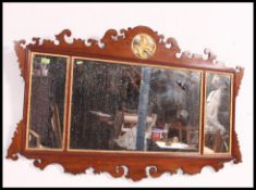 A 19th century triptych pier mirror.