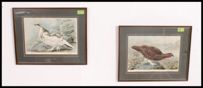 A pair of framed and glazed Basil Ede artist proof prints signed in pencil and blind stamp to