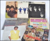 A collection of long play records to include The Beatles For Sale, Help, With The Beatles,