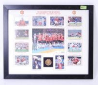 MANCHESTER UNITED: An original Danbury Mint limited edition 0628 framed coin display.
