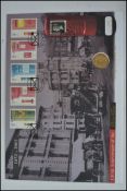 Coins: 150th Anniversary of The Letter Box Sovereign first day cover,