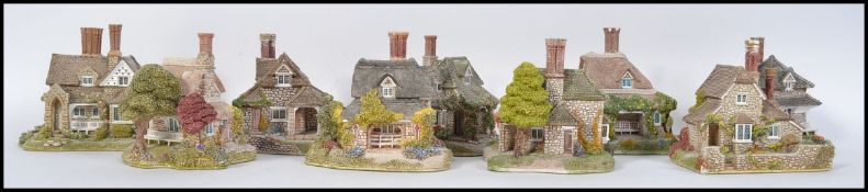 Bristol Interest - A full set of nine Lilliput cottages all pertaining to Blaise Hamlet collection