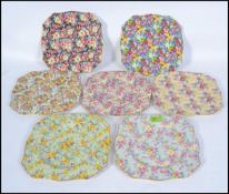 A collection of chintz Royal Winton plates to include: Florence, Wellbeck, Julia, Bedale,