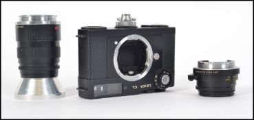A Leica CL Rangefinder Camera, black, serial no.