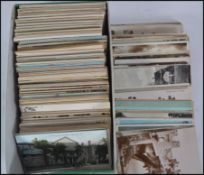 A shoebox of 500 postcards of Wales dating to the 20th century mostly early ( see illustrations )
